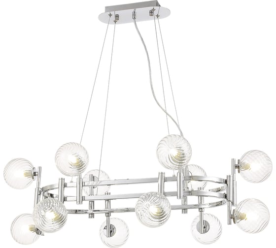 Подвесная люстра Crystal lux LUXURY SP12L CHROME