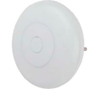 Ночник ЭРА NN632SWW светодиодный светильник, в розетку, с выключателем, белый Б0057215