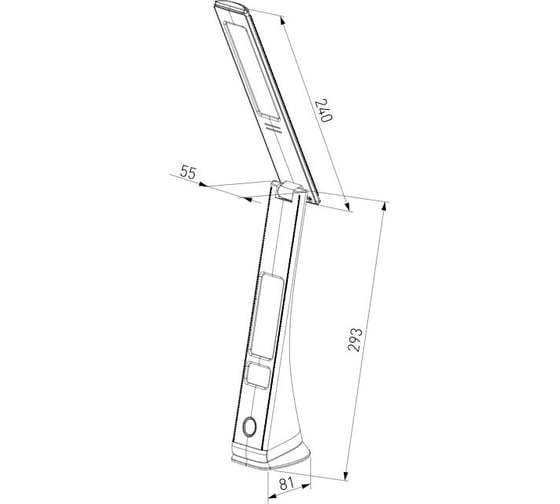 Настольный светильник Elektrostandard 80504/1 черный a043047