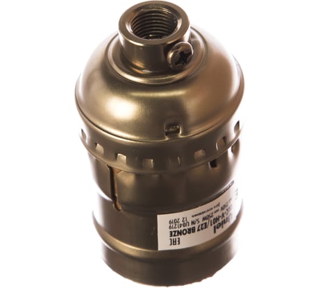 Декоративный патрон Uniel, серия Vintage. Без выключателя DLC-V-H01/E27 BRONZE UL-00000531