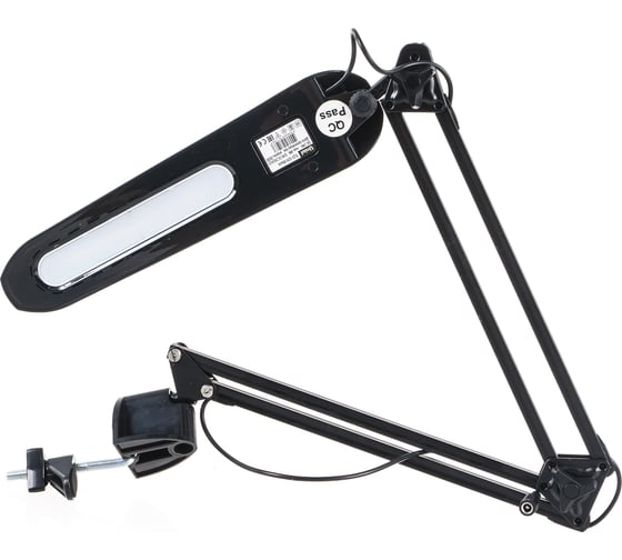 Настольный светильник Uniel на струбцине/LED/500Lm/4500K/Dimmer/TLD-524 Black/8W/ 10608