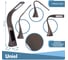 Настольный светильник с часами Uniel 5W TLD-542 Brown/LED/300Lm/5000K/Dimmer UL-00001817 26