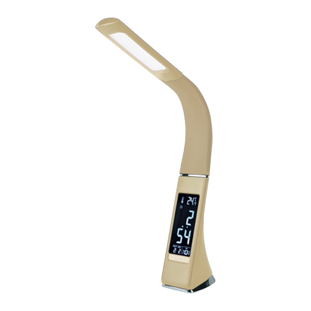 Настольный светильник c часами Uniel 5W TLD-542 Cream/LED/300Lm/5000K ...