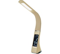 Настольный светильник c часами Uniel 5W TLD-542 Cream/LED/300Lm/5000K/Dimmer UL-00003303