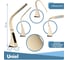 Настольный светильник c часами Uniel 5W TLD-542 Cream/LED/300Lm/5000K/Dimmer UL-00003303 25