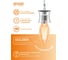 Лампа Gauss basic filament свеча 3,8w 350lm 2400к е14 golden led 1/10/50 1037154 6