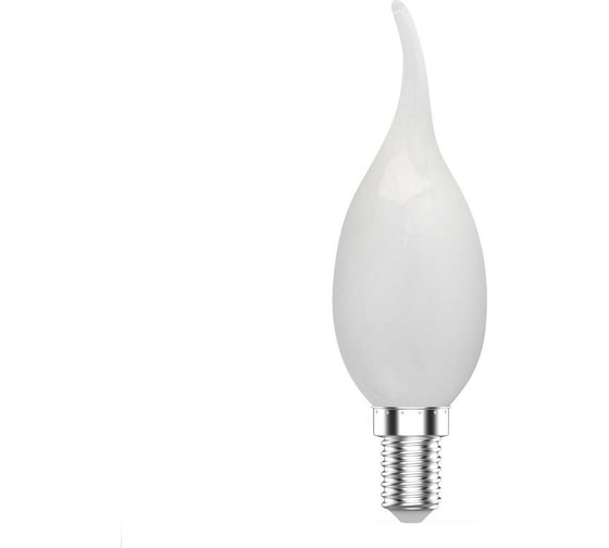 Лампа Gauss basic filament свеча на ветру 6,5w 480lm 2700к е14 milky led 1/10/50 1045117 29979578