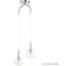 Подвесной светильник Crystal lux LUXURY SP2 CHROME 1