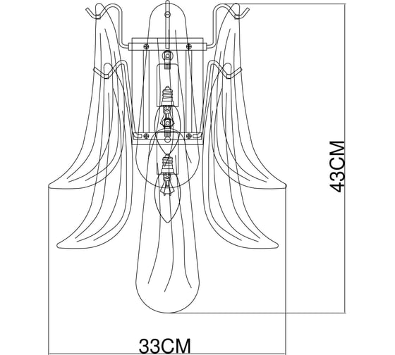 Настенный светильник ARTE LAMP A4072AP-2G A4072AP-2GO