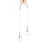 Подвесной светильник Crystal lux LUXURY SP2 GOLD 3