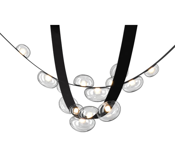 Подвесной светодиодный светильник Crystal lux Bosque SP7 L3000 Black/Transparent