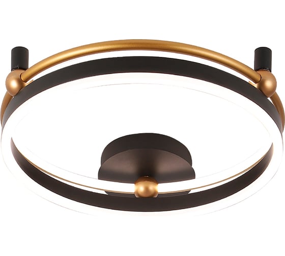 Потолочный светильник Crystal lux FERNANDO PL48W LED BLACK/GOLD