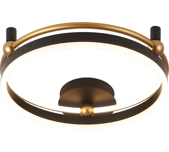 Потолочный светильник Crystal lux FERNANDO PL48W LED BLACK/GOLD