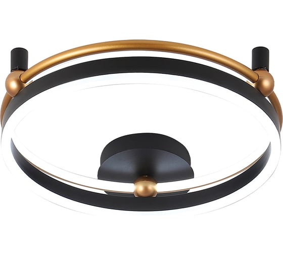 Потолочный светильник Crystal lux FERNANDO PL48W LED BLACK/GOLD