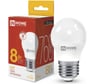 Светодиодная лампа IN HOME LED-ШАР-VC 8Вт 230В Е27 3000К 760Лм 4690612020563