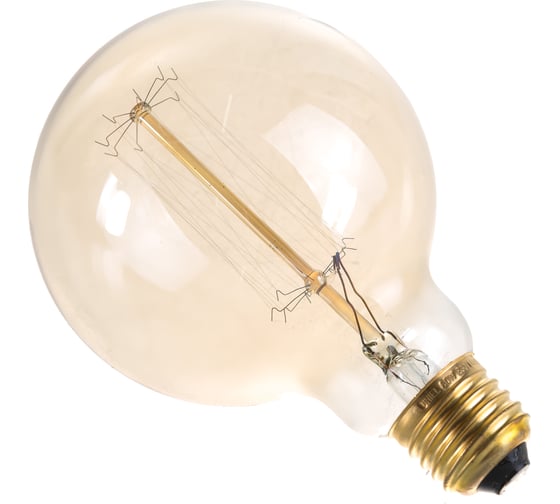 Лампа накаливания Uniel Vintage. Форма шар. IL-V-G95-60/GOLDEN/E27 VW01 UL-00000479