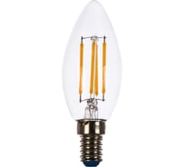 Светодиодная лампа Uniel Форма свеча Серия Air LED-C35-6W/WW/E14/CL GLA01TR UL-00002196