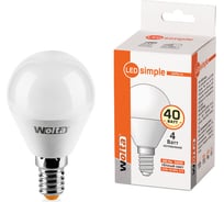 Лампа WOLTA LED 25Y45GL4E14-S