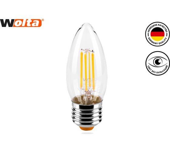 Лампа WOLTA LED FILAMENT 25YCFT5E27