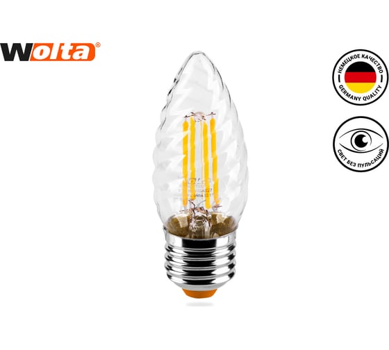 Лампа WOLTA LED FILAMENT 25YCTFT5E27