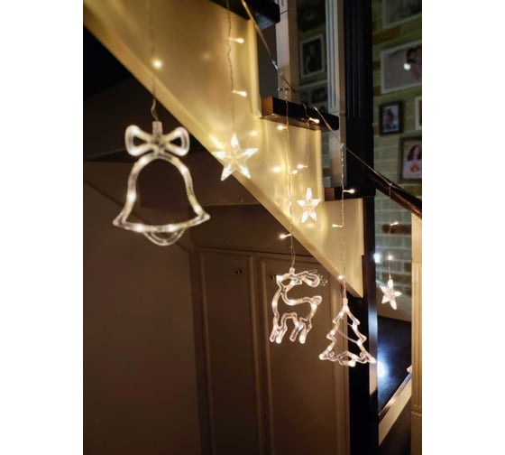 Гирлянда Зимняя сказка новогодняя новогодняя сказка, 2,5м led, 68008-2