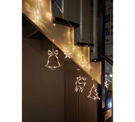 Гирлянда Зимняя сказка новогодняя новогодняя сказка, 2,5м led, 68008-2