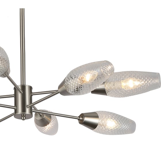 Светильник на штанге ESCADA 10165/8PL E14*60W Nickel 10165/8PL Nickel