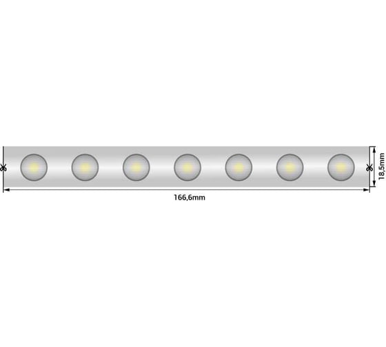 Светодиодная лента SWG wall washer 5050, 42 LED/м, 6,2 Вт/м, 24В, IP67, РГБ 00-00008220