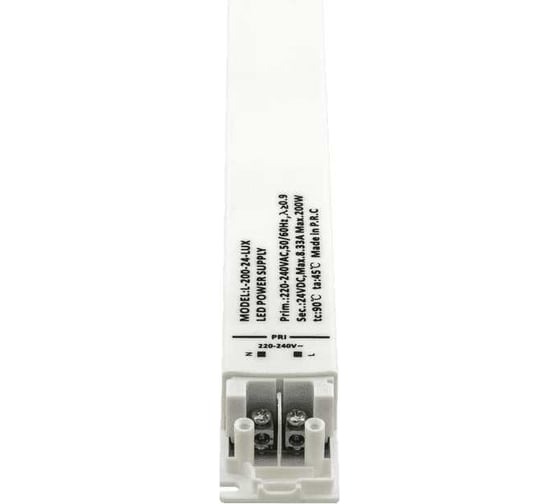 Сверхтонкий блок питания SWG l lux, 200w, ip20, 24v L-200-24-LUX