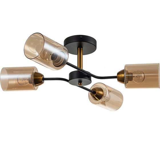 Светильник на штанге ESCADA 1131/4P E27*60W Black/Gold 1131/4P Black/Gold