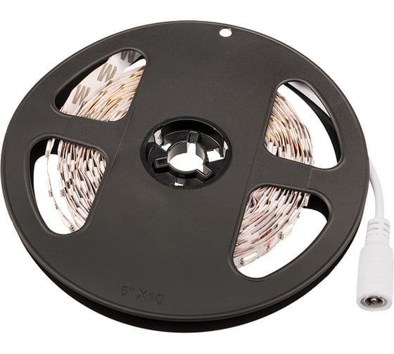 Светодиодная лента Lamper 12в, smd5050, 60 led/м, зеленый, 10мм, 5м, ip20 141-464