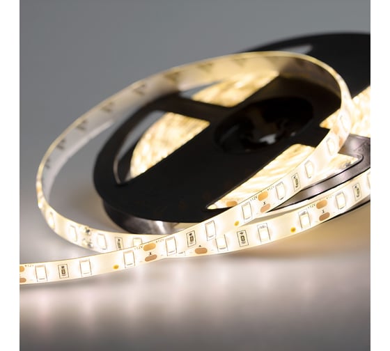 Светодиодная лента Lamper 12в, smd5730, 60 led/м, 3000k, 12мм, 5м, ip65 141-234
