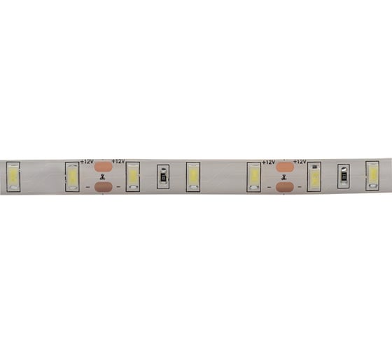 Светодиодная лента Lamper 12в, smd5730, 60 led/м, 3000k, 12мм, 5м, ip65 141-234