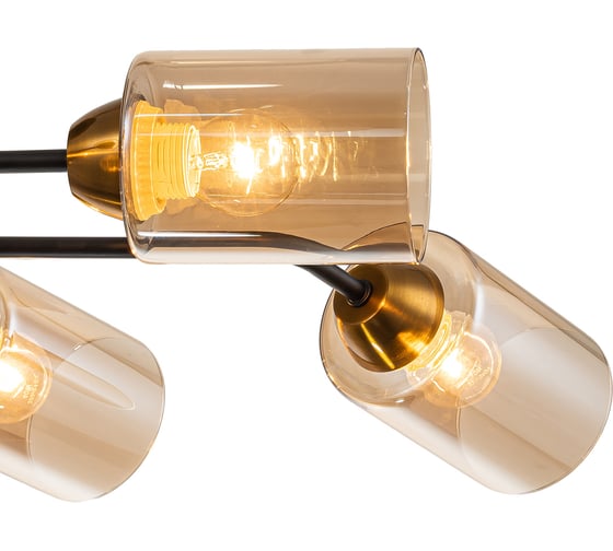 Светильник на штанге ESCADA 1131/6P E27*60W Black/Gold 1131/6P Black/Gold