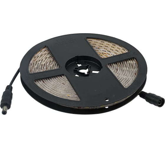 Светодиодная лента Lamper 24в, smd5050, 60 led/м, 3000к, 10мм, 5м, ip65 141-634