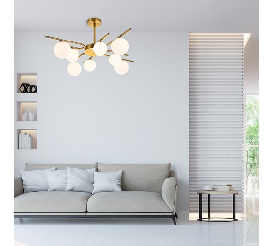 Светильник на штанге ESCADA 642/8P G9*40W Brass 642/8P Brass