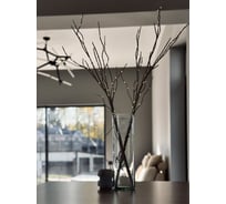 Гирлянда-искуственная ветвь КОСМОС 60см черный светящ 54LED, KOC_INT-B122