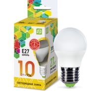 Лампа ASD сд LED-ШАР-std 10Вт 230В Е27 3000К 900Лм 4690612015477