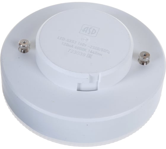 Лампа ASD сд LED-GX53-std 16Вт 230В  4000К 1440Лм 4690612018737
