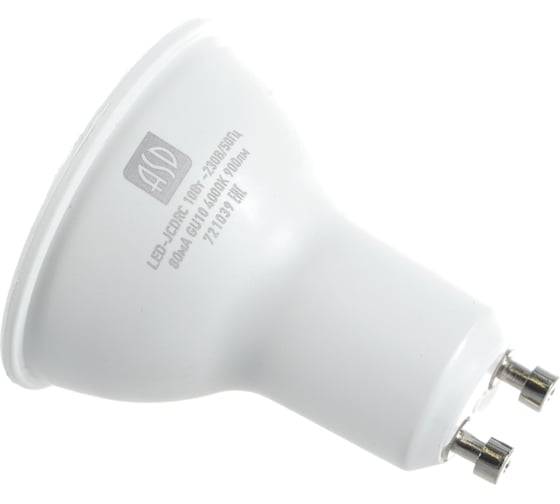 Лампа ASD сд LED-JCDRC-std 10Вт 230В GU10 4000К 900Лм 4690612015903