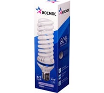 Люминесцентная компактная лампа КОСМОС SPC 85Вт E40 спиральная 4200К 160213 LKsmT5SPC85WE4042_m