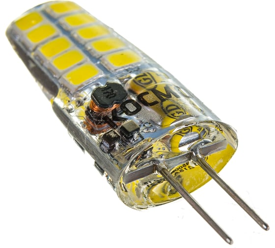 Светодиодная лампа КОСМОС LED 3Вт 12В G4 4500К LksmLED3wJCG412v45 482437