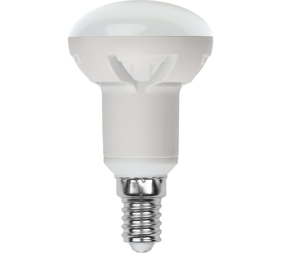 Светодиодная лампа LED-R50-6W/NW/E14/FR/DIM ALP01WH пластик Uniel 08707