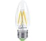Светодиодная лампа IN HOME LED-СВЕЧА-deco 7Вт 230В Е27 4000К 630Лм прозрачная 4690612016399 1