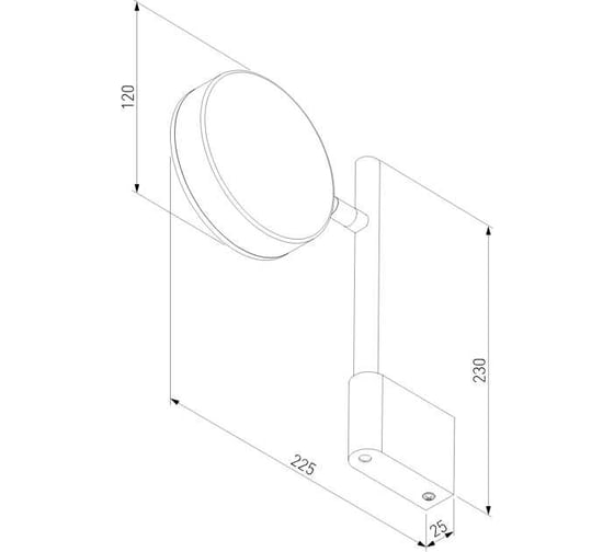 Настенный светодиодный светильник Elektrostandard tobi led 4000k (белый) 40129/led белый a064593