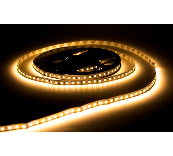 Светодиодная лента URM 2835-120led-12V-9,6W, 8-10LM-3000K-IP22-8mm С10073