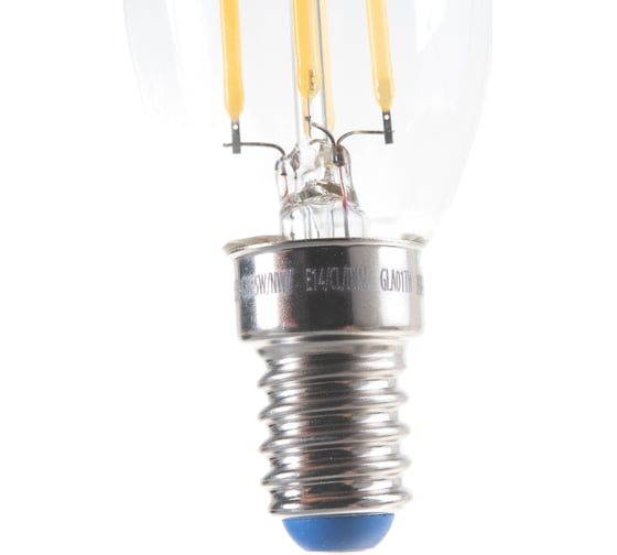 Диммируемая светодиодная лампа Uniel Форма свеча Серия Air LED-C35-5W/NW/E14/CL/DIM GLA01TR UL-00002862