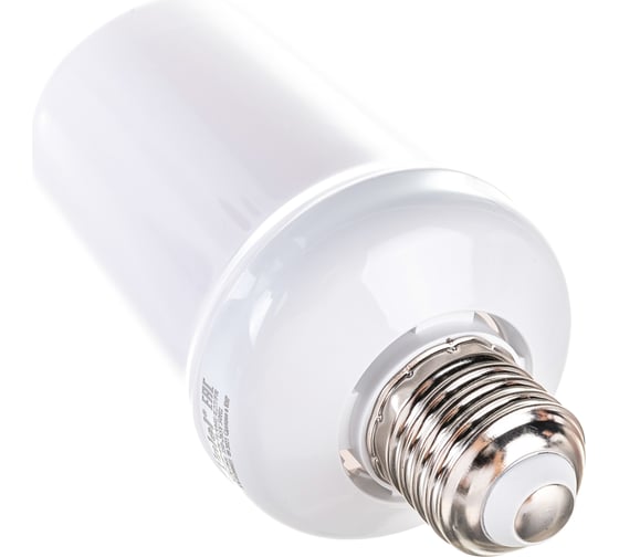 Светодиодная лампа Uniel Декоративный эффект пламени LED-L60-6W/FLAME/E27/FR PLD01WH UL-00003360