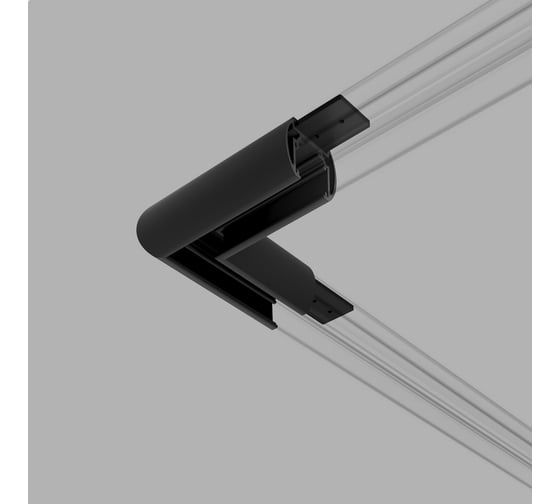 Угловой коннектор Elektrostandard для шинопровода slim magnetic round накладной (черный) 85135/00 a065259