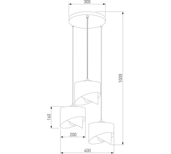 Подвесной светильник TK Lighting 4876 grant black a066420